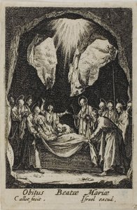 A Szűzanya temetése, A Szűzanya életéből alkotó: Jacques Callot