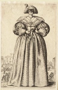 A hölgy álarccal alkotó: Jacques Callot