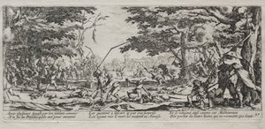 A háború nagy nyomorúságai: Parasztok bosszúja, 1633. alkotó: Jacques Callot