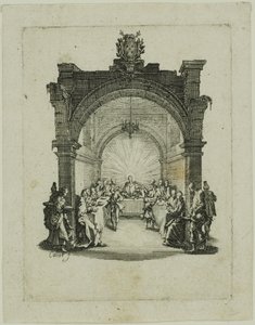 Az utolsó vacsora, A kis passióból alkotó: Jacques Callot