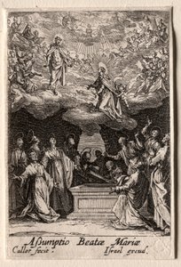 A Szűz élete: A Szűz mennybemenetele alkotó: Jacques Callot