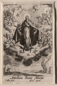 A Szűz élete: A Szűz tulajdonságai. alkotó: Jacques Callot