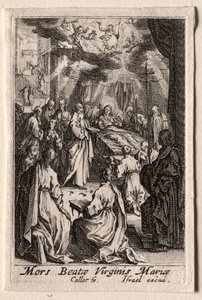 A Szűz élete: A Szűz halála alkotó: Jacques Callot