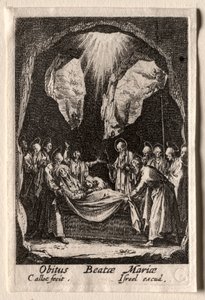A Szűz élete: A Szűz síremléke alkotó: Jacques Callot