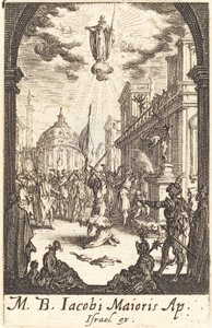Major Szent Jakab mártíromsága, c. 16341635. alkotó: Jacques Callot