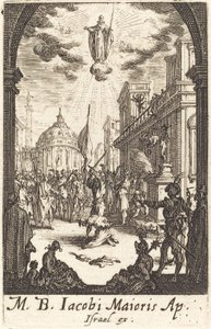 Major Szent Jakab mártíromsága, c. 16341635. alkotó: Jacques Callot