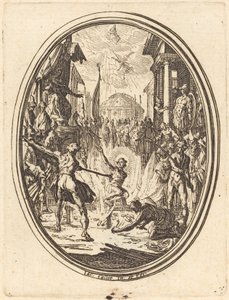 Szent Lőrinc mártíromsága alkotó: Jacques Callot