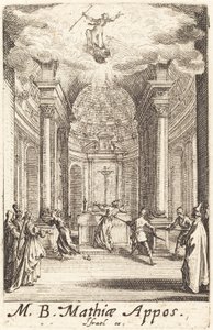 Szent Mátyás vértanúsága, c. 16341635. alkotó: Jacques Callot