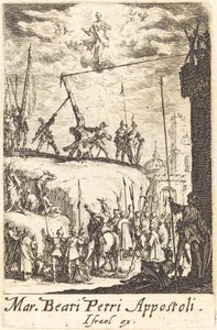 Szent Péter vértanúsága alkotó: Jacques Callot