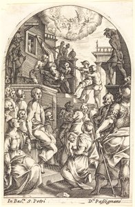Szent Péter vértanúsága alkotó: Jacques Callot
