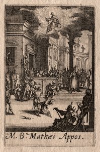 Az apostolok vértanúsága: Szent Máté alkotó: Jacques Callot