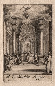 Az apostolok vértanúsága: Szent Mátyás alkotó: Jacques Callot