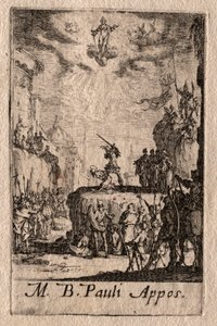 Az apostolok vértanúsága: Szent Pál alkotó: Jacques Callot