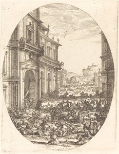 Az ártatlanok mészárlása c. 16181620. alkotó: Jacques Callot