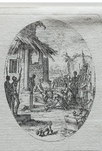 A szenvedély rejtelmei: A királyok imádása. alkotó: Jacques Callot
