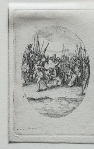 A szenvedés titkai: A kereszthordozás. alkotó: Jacques Callot