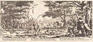 A parasztok megbosszulják magukat alkotó: Jacques Callot