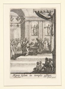 Krisztus bemutatása, sz. 10. A Szűz élete alkotó: Jacques Callot