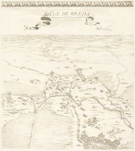 Breda ostroma [6/2. tábla] alkotó: Jacques Callot