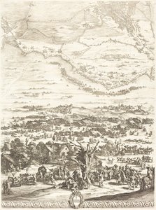 Breda ostroma [6/5. tábla] alkotó: Jacques Callot