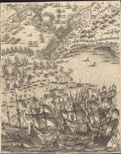 La Rochelle ostroma [16/11. tábla; a készlet tartalma: 1952.8.97-112] alkotó: Jacques Callot