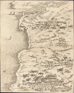 La Rochelle ostroma [16/5. tábla; a készlet tartalma: 1952.8.97-112] alkotó: Jacques Callot