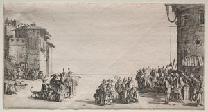 A rabszolgapiac, 1629. alkotó: Jacques Callot
