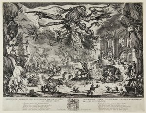 Szent Antal megkísértése alkotó: Jacques Callot