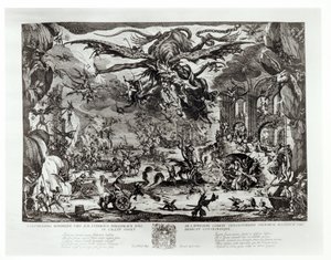 Szent Antal megkísértése, 17. század alkotó: Jacques Callot