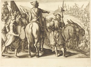 A csapatok márciusban alkotó: Jacques Callot