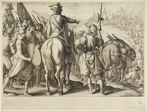 Menetelő csapatok alkotó: Jacques Callot