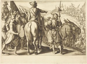 Menetelő csapatok alkotó: Jacques Callot