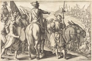 Menetelő csapatok alkotó: Jacques Callot