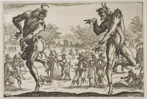A két Pantaloon alkotó: Jacques Callot