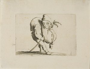 Az Egyenetlen bottal, Varie Figure Gobbitól alkotó: Jacques Callot