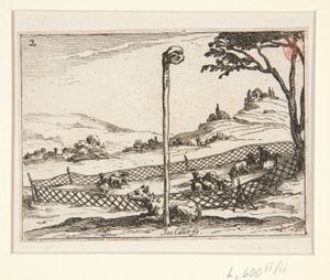 Az éber szem – nem. 2 a sorozatból alkotó: Jacques Callot