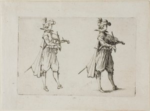 A hegedűs, a The Caprices-ből alkotó: Jacques Callot