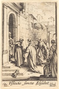 A vizitáció 1630-ban vagy azután. alkotó: Jacques Callot