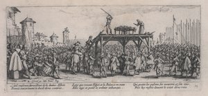 A kerék (La Roue), a "The Miseries of War"-ból alkotó: Jacques Callot