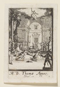 Tamás apostol (Thomas Appos.) alkotó: Jacques Callot