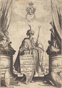 Az "Il Suleiman" címlapja alkotó: Jacques Callot