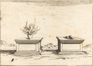 Két szív, 1628. alkotó: Jacques Callot