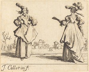 Két társasági nő alkotó: Jacques Callot