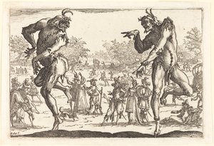 Két Zanni alkotó: Jacques Callot