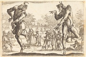 Két Zanni alkotó: Jacques Callot