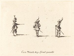 Fegyvertelen fúró alkotó: Jacques Callot