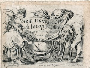 Varie Figure Gobbi, 21 metszet címlapja ... (metszet) alkotó: Jacques Callot
