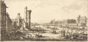 A Louvre látképe alkotó: Jacques Callot