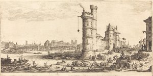 Kilátás a Pont Neuf-ra alkotó: Jacques Callot