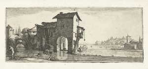 Vízimalom alkotó: Jacques Callot